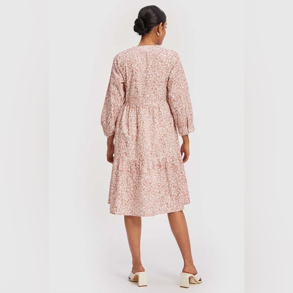 Reistor Ruched Midi Dress - Picture 1 of 3